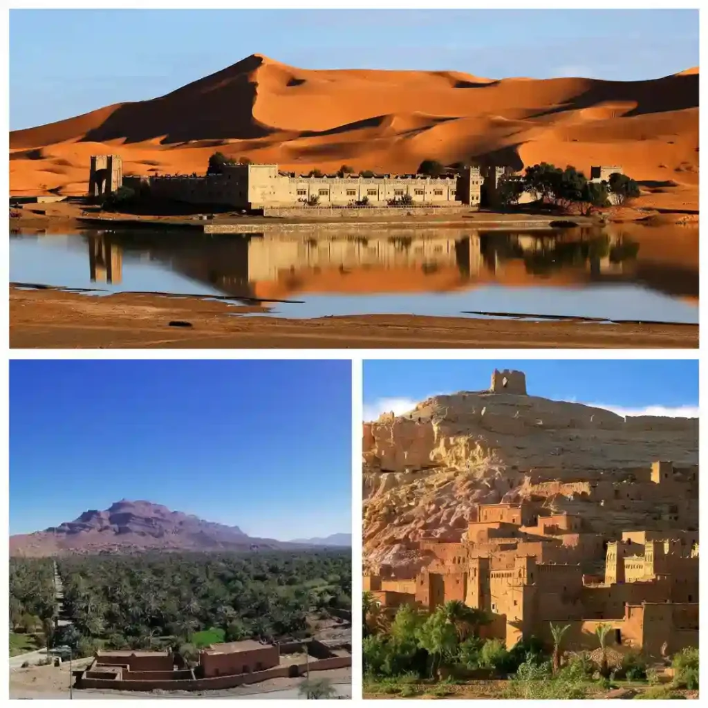 Excursión 3 días desde Ouarzazate al desierto de merzouga erg chebbi