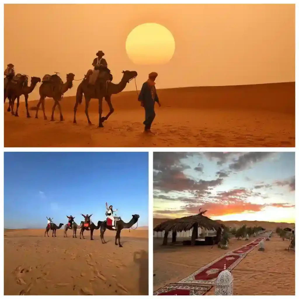 Excursión 3 días desde Ouarzazate al desierto de merzouga erg chebbi