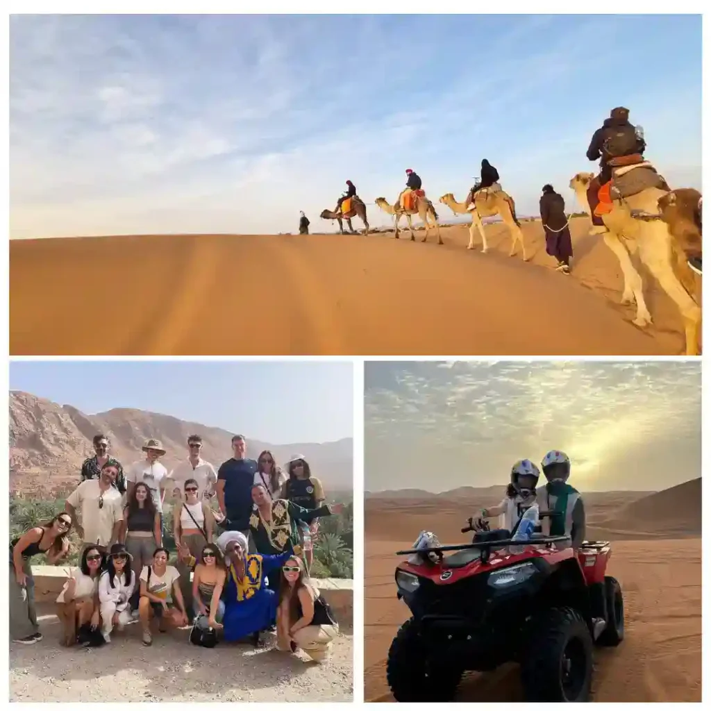 Viaje 4 días desde Ouarzazate a Merzouga desierto