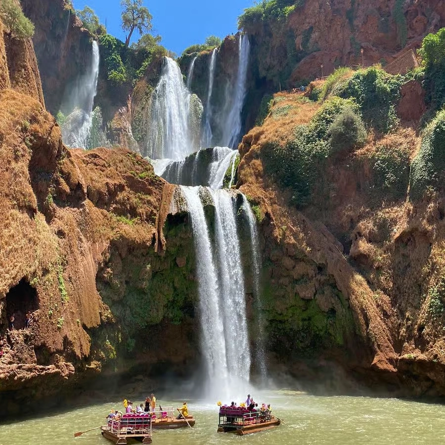 Como ir de Marrakech a cascadas de Ouzoud