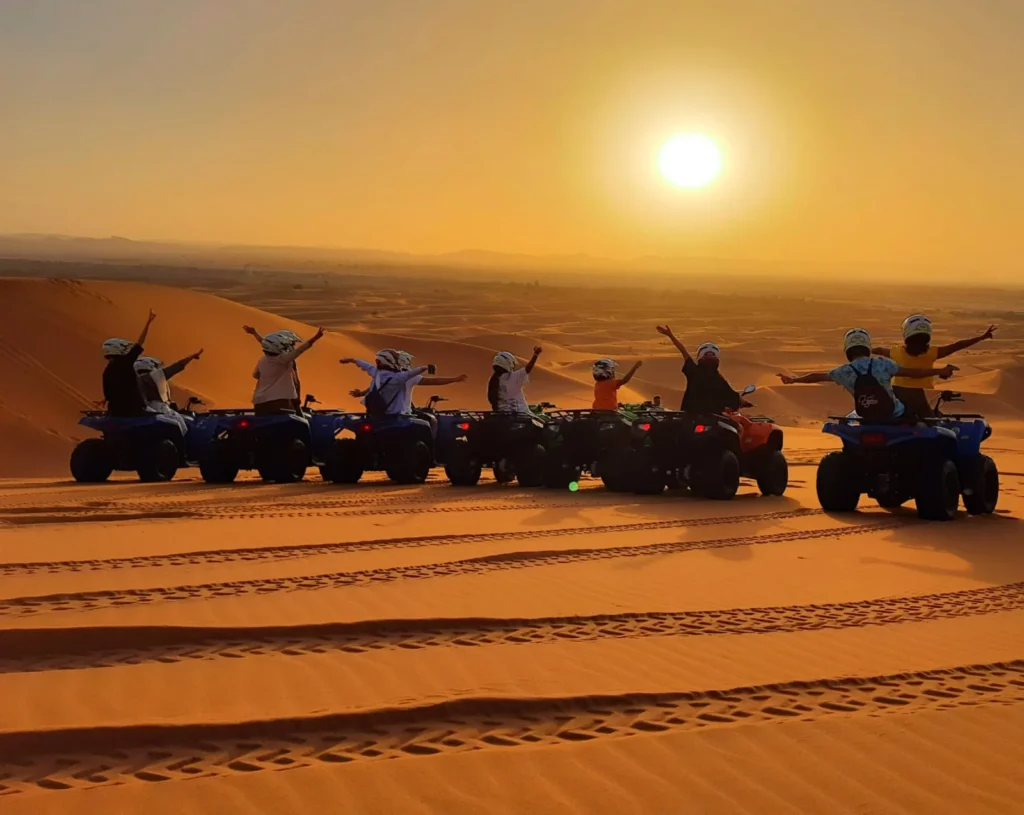 Quad en Merzouga: Amanecer o Atardecer Mágico en las Dunas