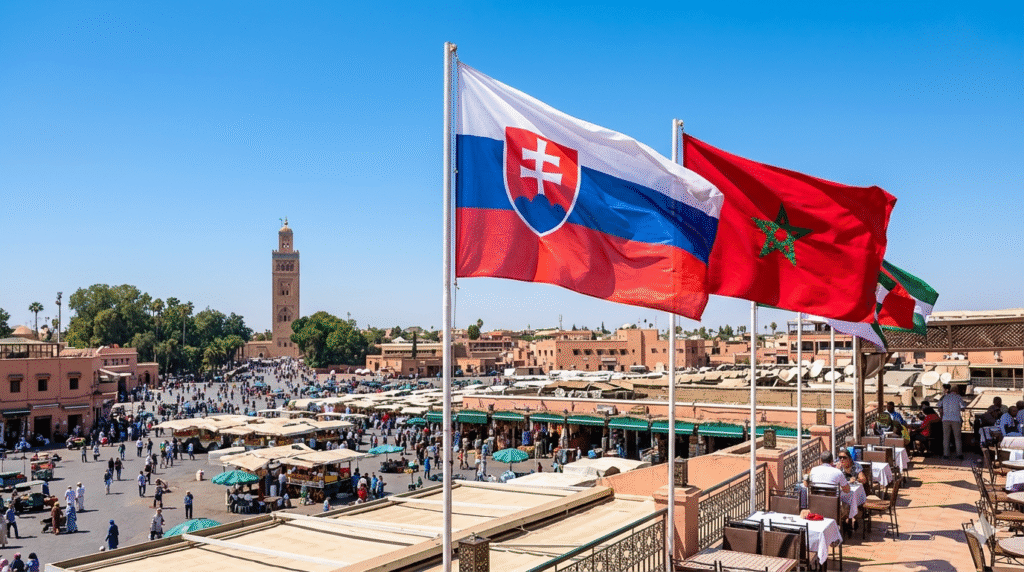 Viajar de Eslovaquia a Marruecos