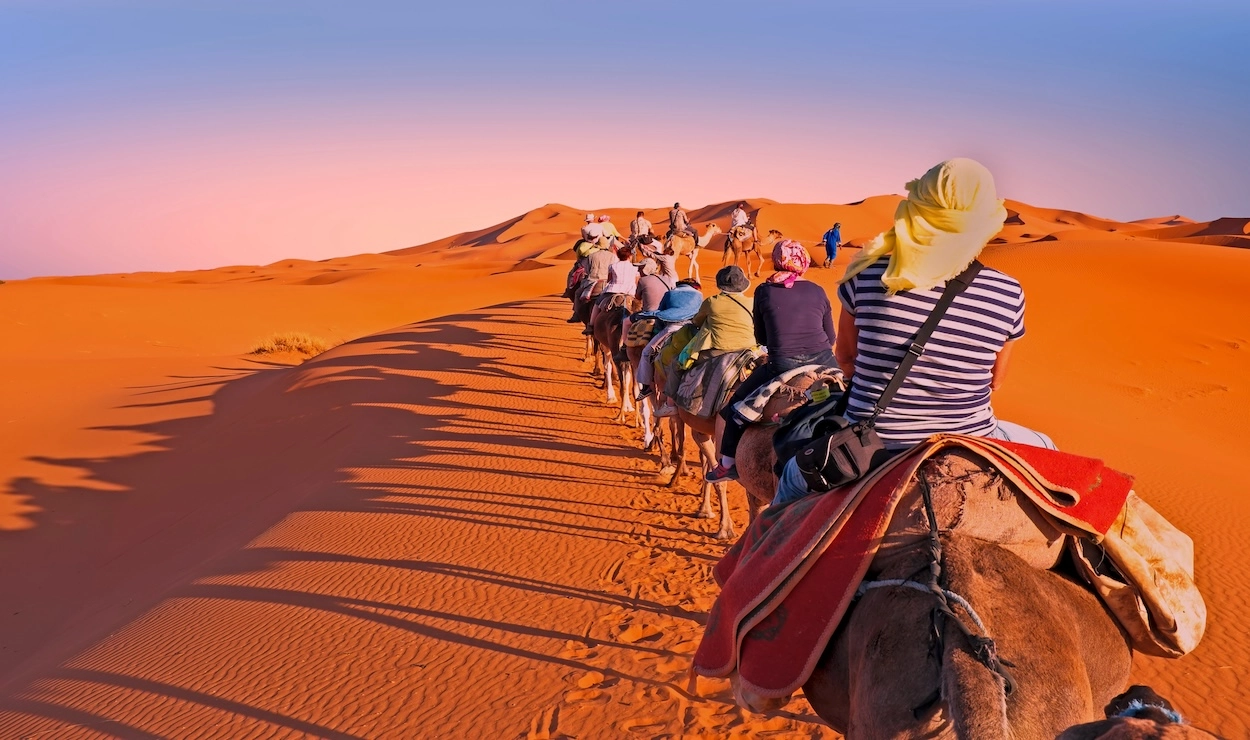 Desiertos de Marruecos: dunas del Sahara en Merzouga